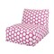 Majestic Home Goods Indoor Bean Bag Lounger Hot Pink Medium Polka Dot